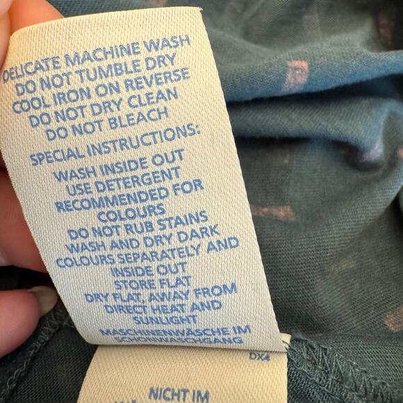 Boden Green Printed Confetti Long Sleeve Swing Mini Dress 10R - Picture 9 of 13